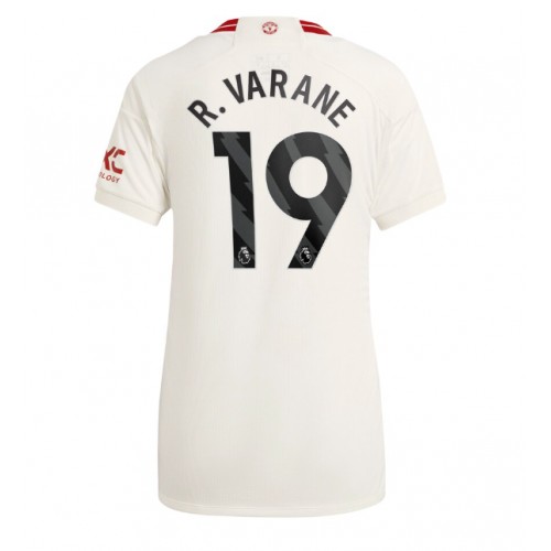 Fotbalové Dres Manchester United Raphael Varane #19 Dámské Alternativní 2023-24 Krátký Rukáv